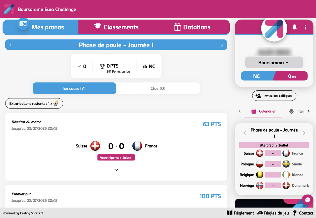 Feeling Sports - Jeu 4